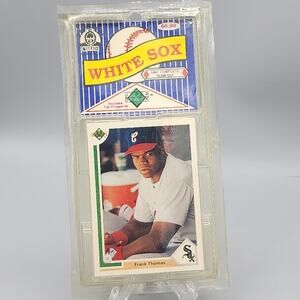 1991 Upper Deck 25 Card Complete Team Set White Sox Thomas Factory Sealed